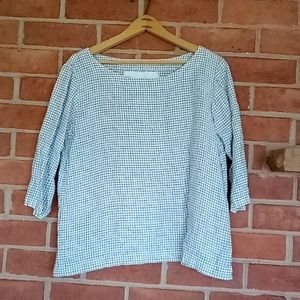 Not Perfect Linen Blouse